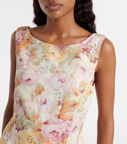 Robe Sofia en lin à fleurs - Faithfull - Modalova