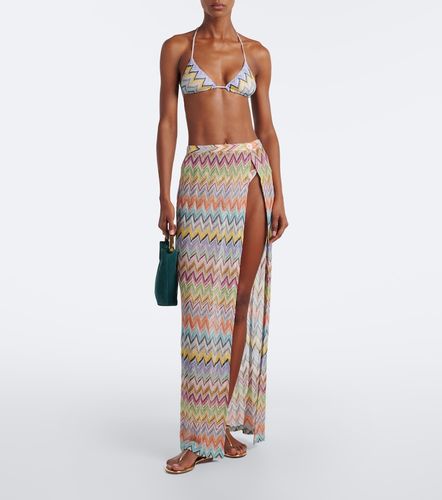Jupe de plage Zigzag en lamé - Missoni - Modalova