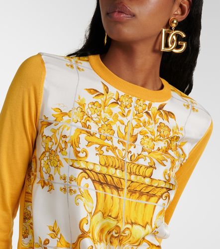 Dolce&Gabbana Pull Majolica en soie - Dolce&Gabbana - Modalova