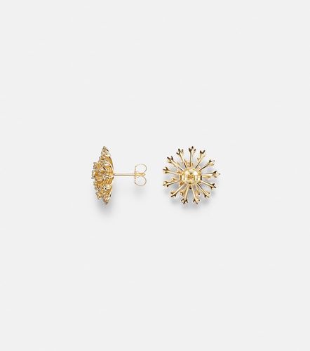 Boucles d’oreilles Burst Large en or 14 ct et diamants - Sydney Evan - Modalova