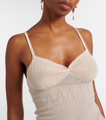 Top Cami en coton mélangé - Victoria Beckham - Modalova
