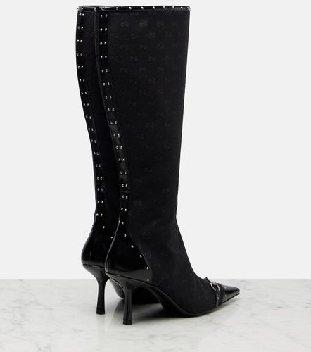 Bottes Savoy Horsebit en toile GG - Gucci - Modalova