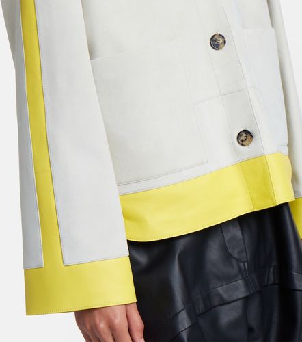 Veste en daim à finitions en cuir - Loewe - Modalova