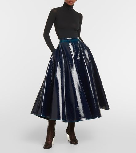 Alaïa Jupe midi en laine mélangée - Alaia - Modalova