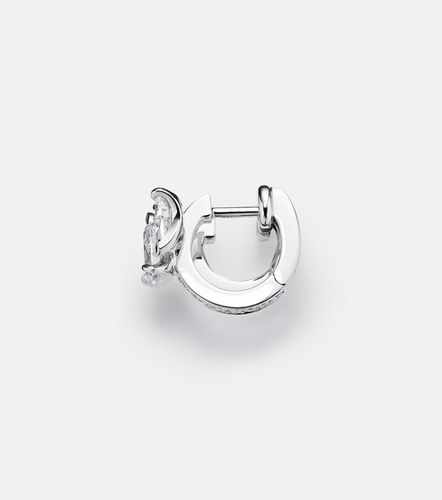 Boucle d'oreille unique Serti Sur Vide en or blanc 18 ct et diamants - Repossi - Modalova