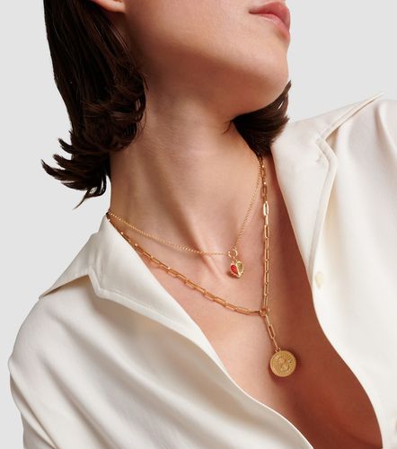 Collier Karma Clip en or 18 ct et diamants - FoundRae - Modalova