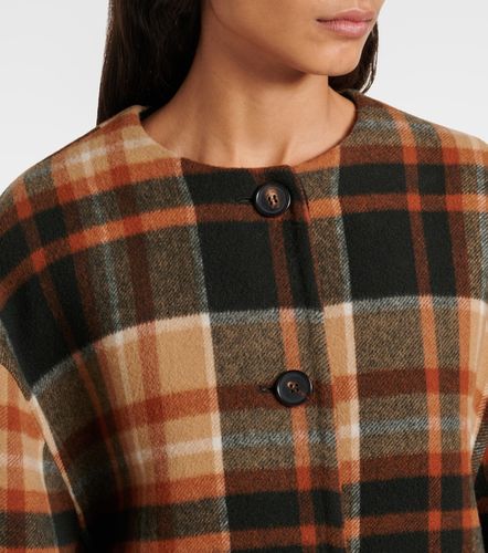 Chloé Manteau en laine et soie à carreaux - Chloe - Modalova