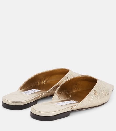 Mules Vivi en cuir métallisé - Jimmy Choo - Modalova