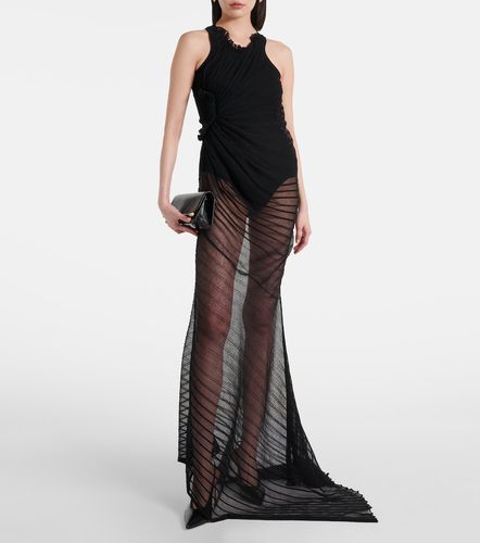 Robe longue en tulle - Victoria Beckham - Modalova
