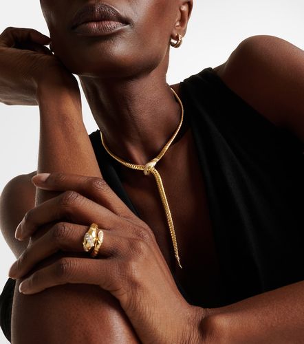 Collier Serpenti Tubogas en or 18 ct, diamants et onyx - Bvlgari - Modalova