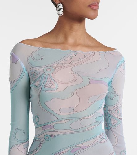 Pucci Robe longue Orchidee en tulle - Pucci - Modalova