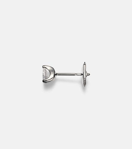 Boucle d'oreille unique en or blanc 18 ct et diamants - Anita Ko - Modalova