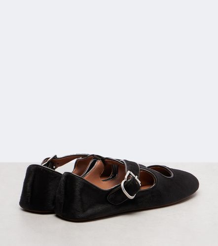 Alaïa Ballerines en cuir façon poulain - Alaia - Modalova