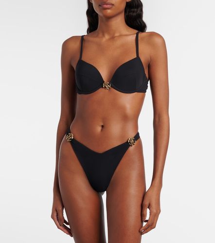 Haut de bikini à logo - Roberto Cavalli - Modalova