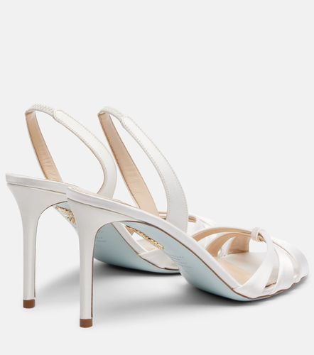 Sandales slingback Tati 85 en satin - Aquazzura - Modalova