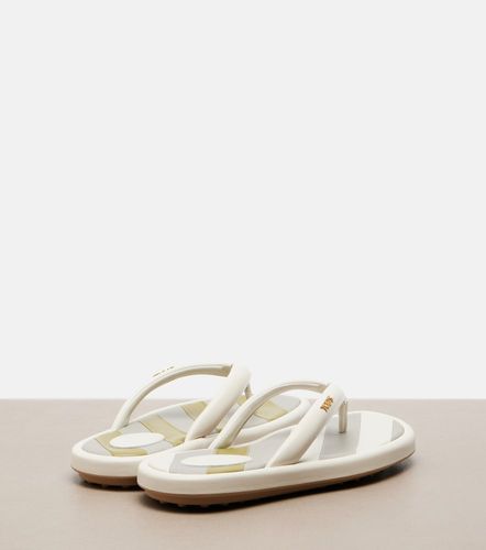 Tod's Tongs en cuir à rayures - Tod's - Modalova