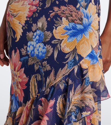 Robe longue à fleurs et volants - Etro - Modalova