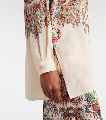 Etro Chemise en soie à imprimé - Etro - Modalova