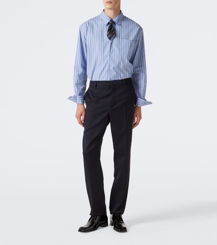 Pantalon droit en gabardine de laine - Saint Laurent - Modalova