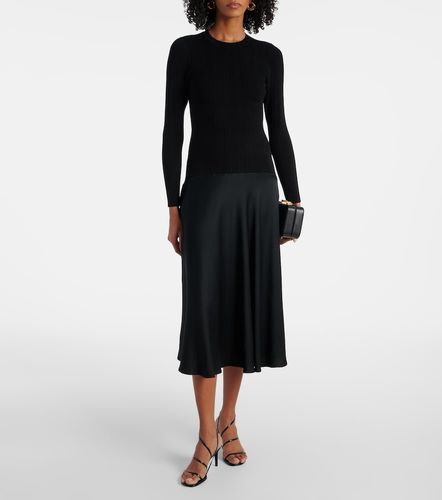 Robe midi Vaughn en satin - Veronica Beard - Modalova
