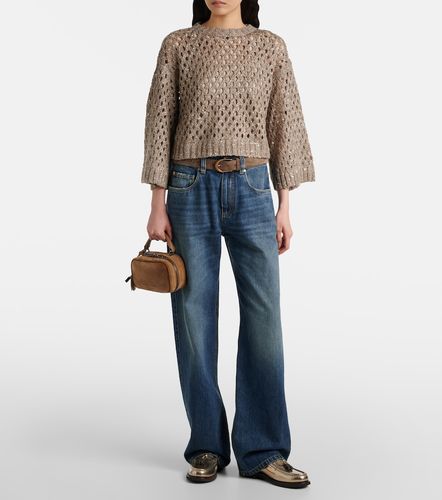 Jean straight taille basse - Brunello Cucinelli - Modalova