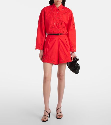 Short en coton à broderie - Juliet Dunn - Modalova