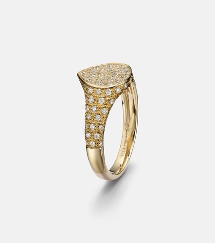 Yvonne Léon Bague Mini en or 9 ct et diamants - Yvonne Leon - Modalova
