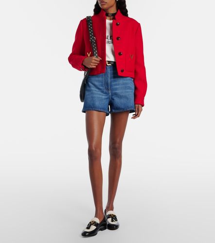 Valentino Bermuda en jean - Valentino - Modalova