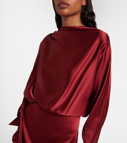 Robe Phoebe en satin et soie mélangée - Staud - Modalova