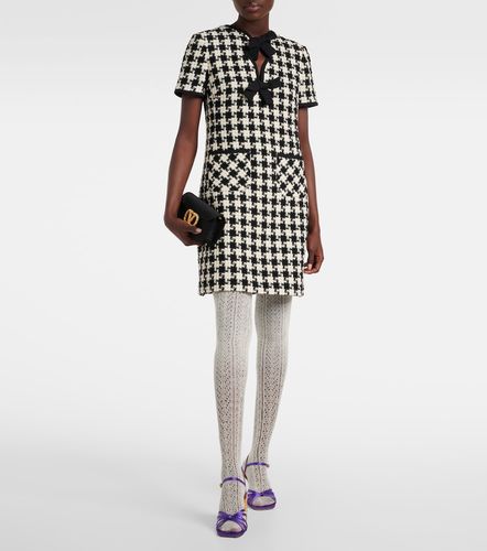 Collants en laine mélangée à logo - Valentino - Modalova