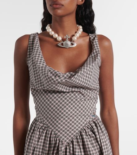 Robe de cocktail Mini Sunday à carreaux - Vivienne Westwood - Modalova