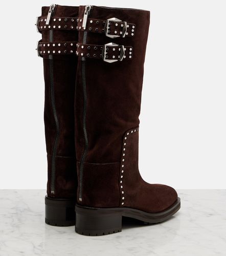 Bottes Brooklyn 50 en daim à clous - Jimmy Choo - Modalova