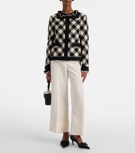 Pantalon ample en Crêpe Couture - Valentino - Modalova