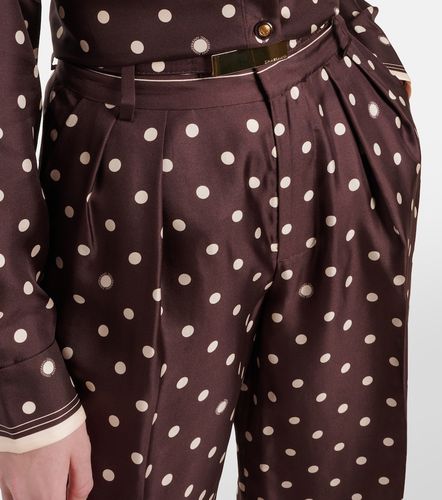 Pantalon ample à pois en satin de soie - Zimmermann - Modalova