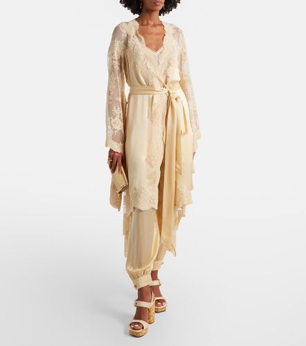 Robe midi Como en soie à dentelle - Zimmermann - Modalova