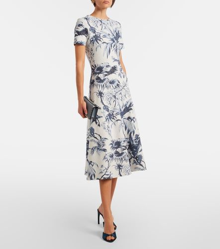 Robe de cocktail à imprimé - Oscar de la Renta - Modalova