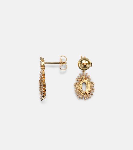 Boucles d’oreilles en or 18 ct et diamants - Suzanne Kalan - Modalova