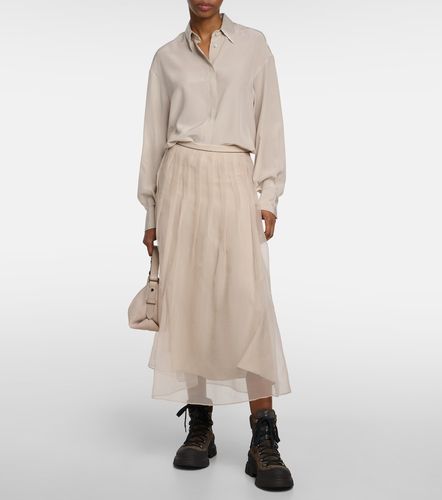 Chemise en soie à ornements - Brunello Cucinelli - Modalova