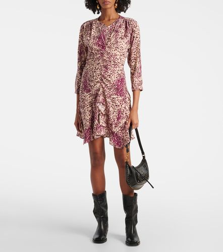 Robe Octavia en soie imprimée - Isabel Marant - Modalova