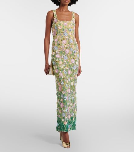 Là Fuori Robe longue à ornements floraux - La Fuori - Modalova