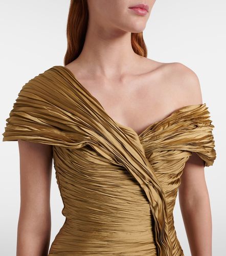 Marmar Halim Robe longue froncée - Marmar Halim - Modalova