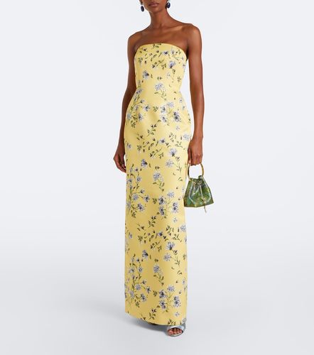 Robe longue bustier Laelia à fleurs - Emilia Wickstead - Modalova