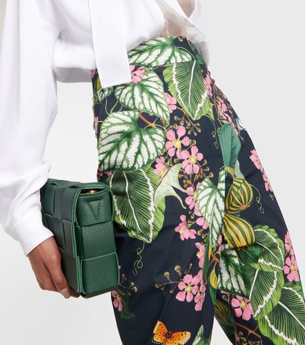 Pantalon droit imprimé en coton mélangé - Oscar de la Renta - Modalova