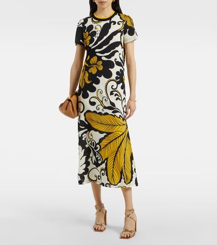 Robe midi Meditation en coton à fleurs - La DoubleJ - Modalova