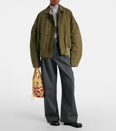 Veste bomber oversize en coton - JW Anderson - Modalova