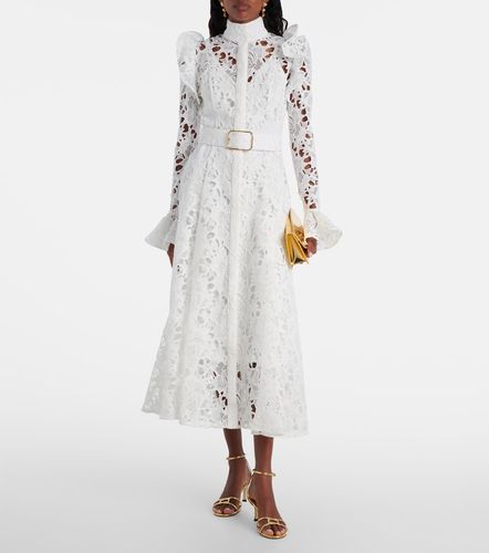 Robe midi Aliyah en dentelle - Leo Lin - Modalova