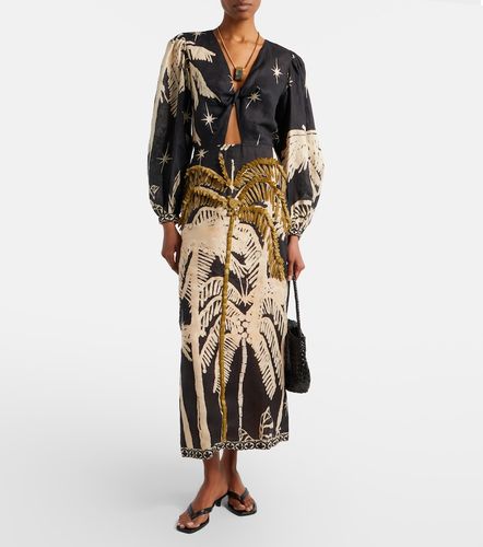 Johanna Ortiz Robe longue en lin - Johanna Ortiz - Modalova