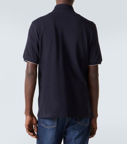 Polo brodé en coton - Brunello Cucinelli - Modalova