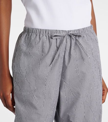 Róhe Pantalon de pyjama en coton mélangé à carreaux - Rohe - Modalova