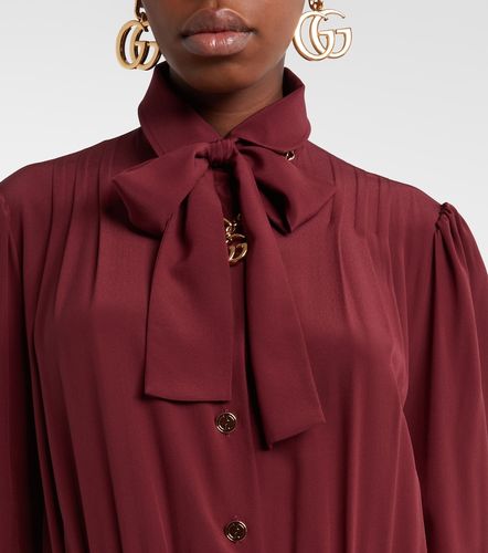 Gucci Robe midi en soie - Gucci - Modalova